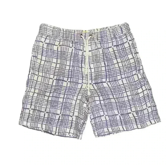 Boys Roller Rabbit Shorts Size 8 White Purple - Picture 1 of 4